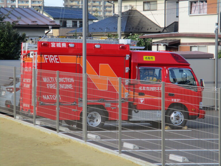 消防自動車だー！