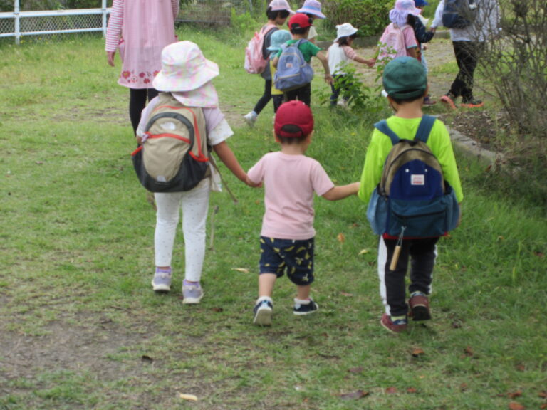 だいち組とそら組の交流散歩
