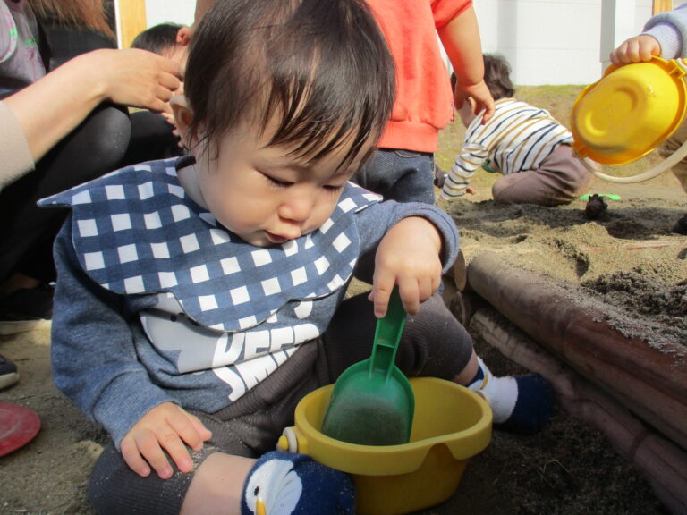 砂の場ができた！